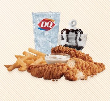 Dairy queen 3-Piece Chicken Strip Meal Deal