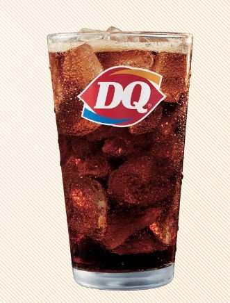 Dairy queen Any size soft drink