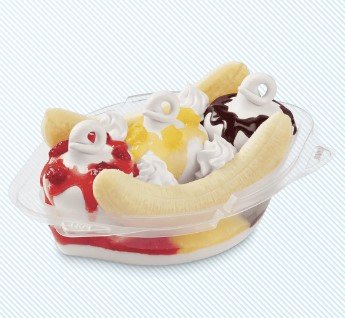 Dairy queen Banana Split