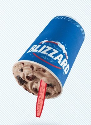 Dairy queen OREO® Fudge Brownie Blizzard® Treat