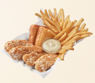 Dairy queen Parmesan Garlic Sauced & Tossed Chicken Strip Basket