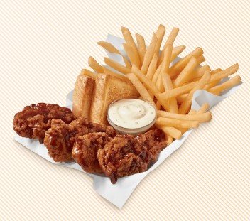 Dairy queen Sauced & Tossed Honey BBQ Chicken Strip Basket