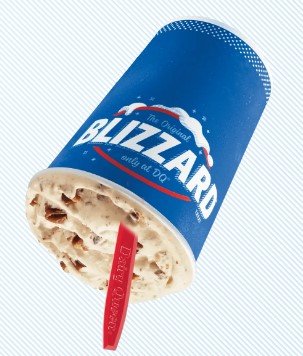 Dairy queen Turtle Pecan Cluster Blizzard ® Treat