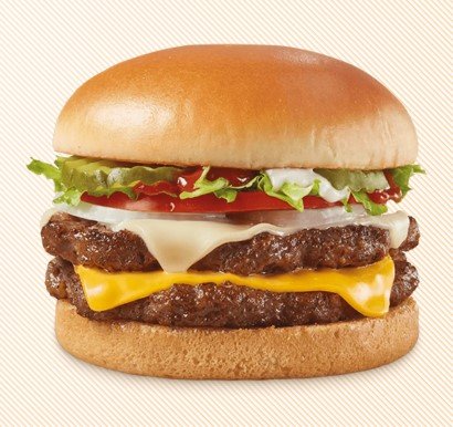 Dairy queen Two Cheese Deluxe Signature Stack burger