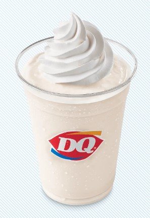 Dairy queen Vanilla Shake or Malt